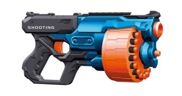 Alltoys Blaster Turbo z vrtljivim nabojnikom + 24 nabojev