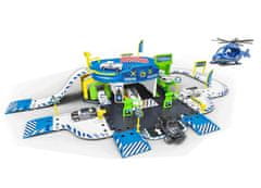 Alltoys Policijska bencinska črpalka - igralni set 62 kosov