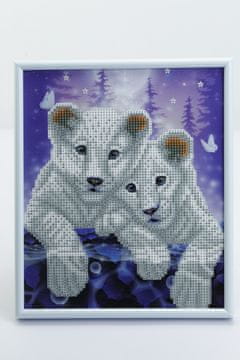 Crystal Kristalna umetniška slika v okvirju, Tigri