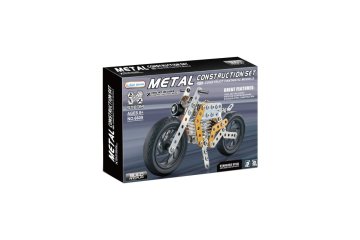 Alltoys Kovinski komplet motorno kolo rumeno 162 kosov