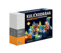 Alltoys Magnetna steza za kroglice z lučko 75 kosov