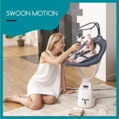 Babymoov ležalnik Swoon Motion Blue Petal