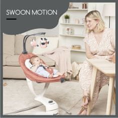 Babymoov ležalnik Swoon Motion Terracotta