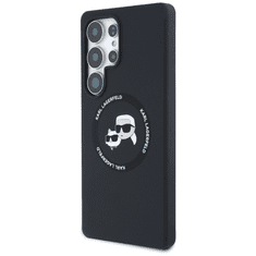 Karl Lagerfeld Originalen ovitek MagSafe Samsung Galaxy S25 Ultra 5G - Heads - črn - KLHMS25LSKCHTCK