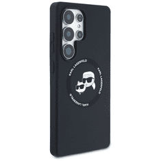Karl Lagerfeld Originalen ovitek MagSafe Samsung Galaxy S25 Ultra 5G - Heads - črn - KLHMS25LSKCHTCK