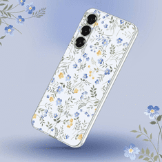 Onasi Clear Case Aurora Flower za Samsung Galaxy S25 5G - prozoren