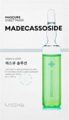MISSHA Pomirjujoča sheet maska Mascure Madecassoside (Sheet Mask) 28 ml