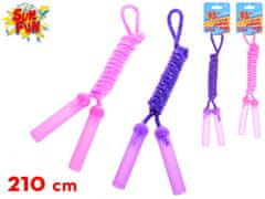 Sun Fun skakalnica 210 cm - mešanica barv (vijolična, roza)