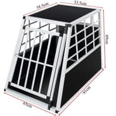 COAZON Transportna ALU kletka za psa - 9B
