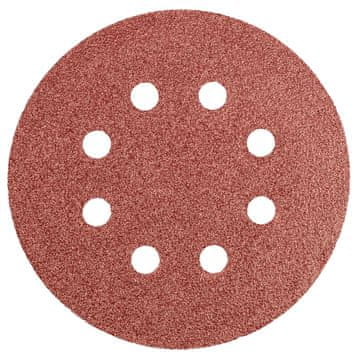 shumee Brusilni diski 125 mm, K60, 5 kosov, z 8 luknjami