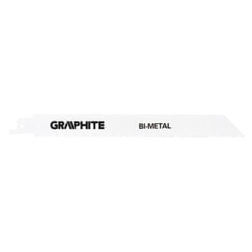 slomart Listi za sabljasto žago GRAPHITE, 225 x 20 x 1.25 mm, 6 TPI, komplet 2 kosa