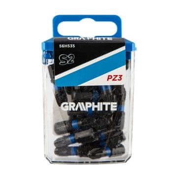slomart GRAPHITE udarni bit PZ3 x 25 mm, 20 kosov