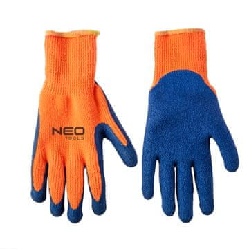 slomart NEO TOOLS Delovne rokavice, ogrevane, akrilne z lateksom, 10"