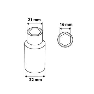 shumee Dolg šesterokotni nastavek