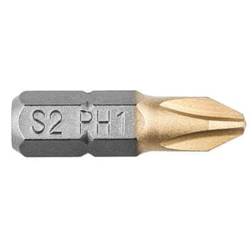 Topex Izvijačni nastavki PH1 x 25 mm, 2 kosa.