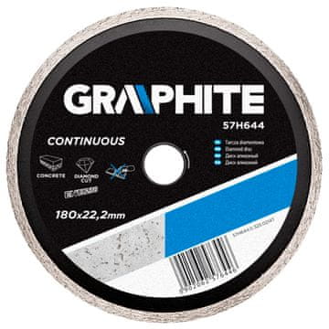 shumee Diamantni disk 180 x 22,2 mm, poln
