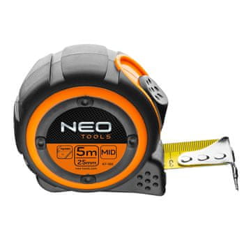 Topex Jeklen merilni trak 5 m x 25 mm, magnet