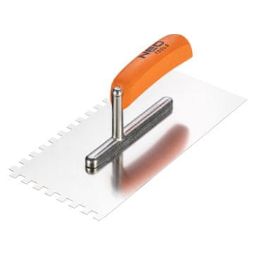 Topex Zobčana gladilka, 270 x 128 mm, zob 8 x 8 x 8 mm, lesen ročaj
