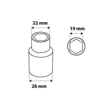 shumee Šesterokotna vtičnica