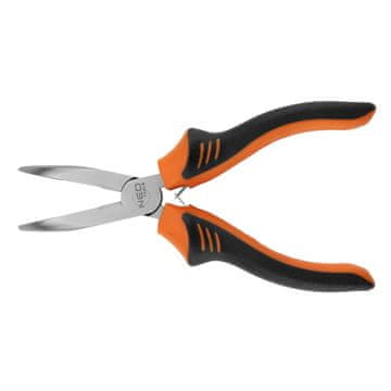 Topex Klešče z dolgim ukrivljenim nosom 180 mm