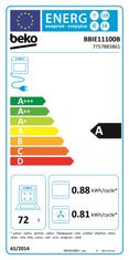 Beko BBIE11100B vgradna pečica, 72 l