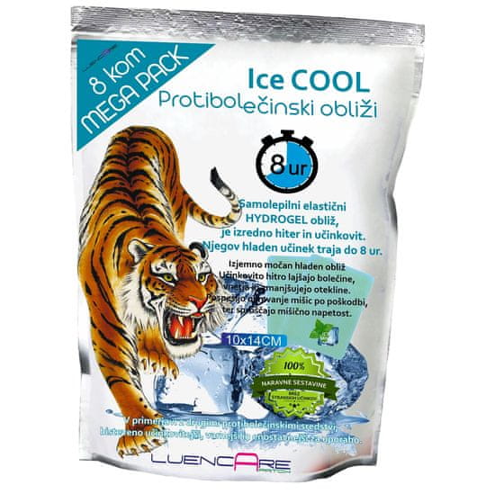 LUEN CARE Tigrovi protibolečinski obliži-ICE COOL