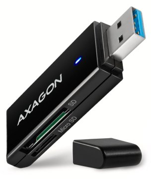 CRE-S2N, USB-A 3.2 Gen 1 - bralnik kartic SUPERSPEED, 2 reži in veliko SD/microSD, podpora UHS-I