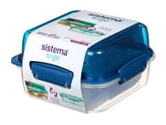 Sistema Sistema TO GO škatla za kosilo Flip and Nest 1,24 l, mešanica barv