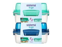 Sistema Sistema TO GO škatla za kosilo Flip and Nest 1,24 l, mešanica barv