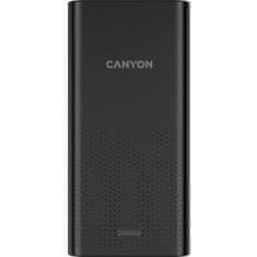 Canyon Power Bank PB-2001, 20000 mAh, črna