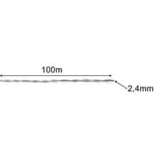 BIGSTREN Ojačana nitka za kosilnice z nitjo - kvadrat 2,4mm 100m