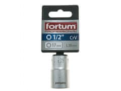 Fortum Vtična glava 1/2", 17mm, L 38mm