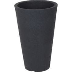 Koopman Cvetlični lonec na prostem z imitacijo betona 35 cm antracit KO-Y54190020