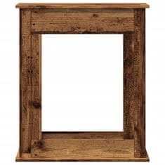 Vidaxl Okvir za kamin starinski les 75x20x87,5 cm inženirski les