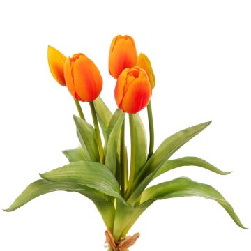 Rayher.	 Šopek tulipanov oranžni, 35cm