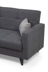 Atelier Del Sofa Raztegljiv kavč z dvema sedežema, Polya - temno siva