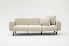 Atelier Del Sofa 3-sedežna zofa, stranska - kremasta