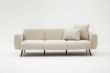 Atelier Del Sofa 3-sedežna zofa, stranska - kremasta