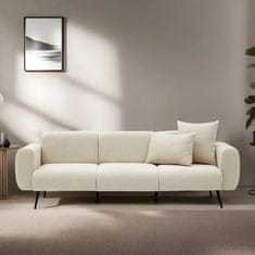 Atelier Del Sofa 3-sedežna zofa, stranska - kremasta