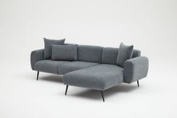 Atelier Del Sofa Kotna sedežna garnitura, desna stran - antracit