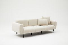 Atelier Del Sofa 3-sedežna zofa, stranska - kremasta