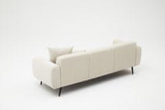 Atelier Del Sofa 3-sedežna zofa, stranska - kremasta