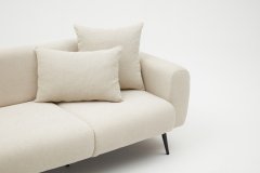 Atelier Del Sofa 3-sedežna zofa, stranska - kremasta