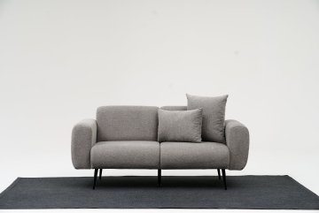 Atelier Del Sofa 2-sedežna zofa, stranska - svetlo siva