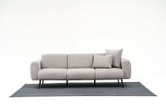Atelier Del Sofa 3-sedežna zofa, stranska - svetlo siva