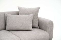 Atelier Del Sofa 3-sedežna zofa, stranska - svetlo siva