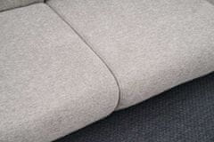 Atelier Del Sofa 3-sedežna zofa, stranska - svetlo siva