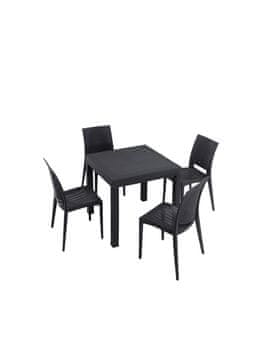 Atelier Del Sofa Set vrtne mize in stolov (5 kosov)