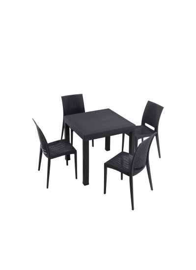 Atelier Del Sofa Set vrtne mize in stolov (5 kosov)