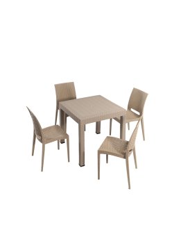 Atelier Del Sofa Set vrtne mize in stolov (5 kosov)